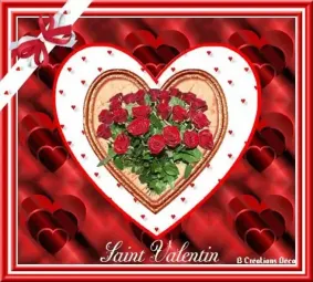 Saint valentin roses rouges